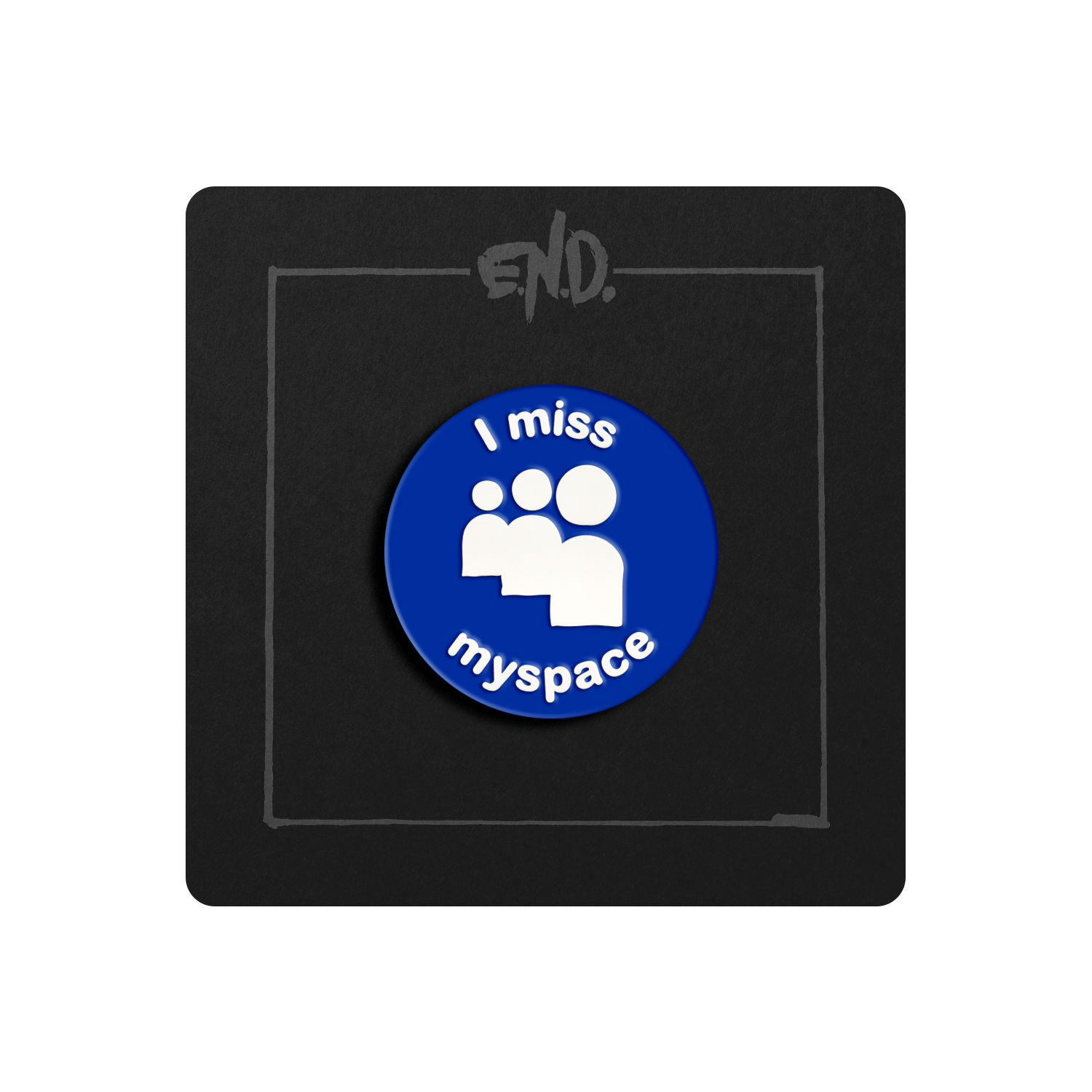MySpace Enamel Pin