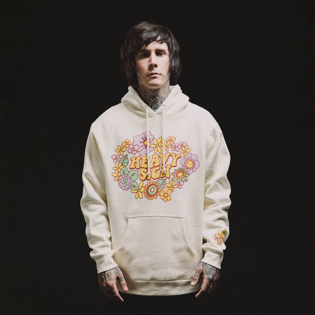 On Model Heavy Sigh Hoodie