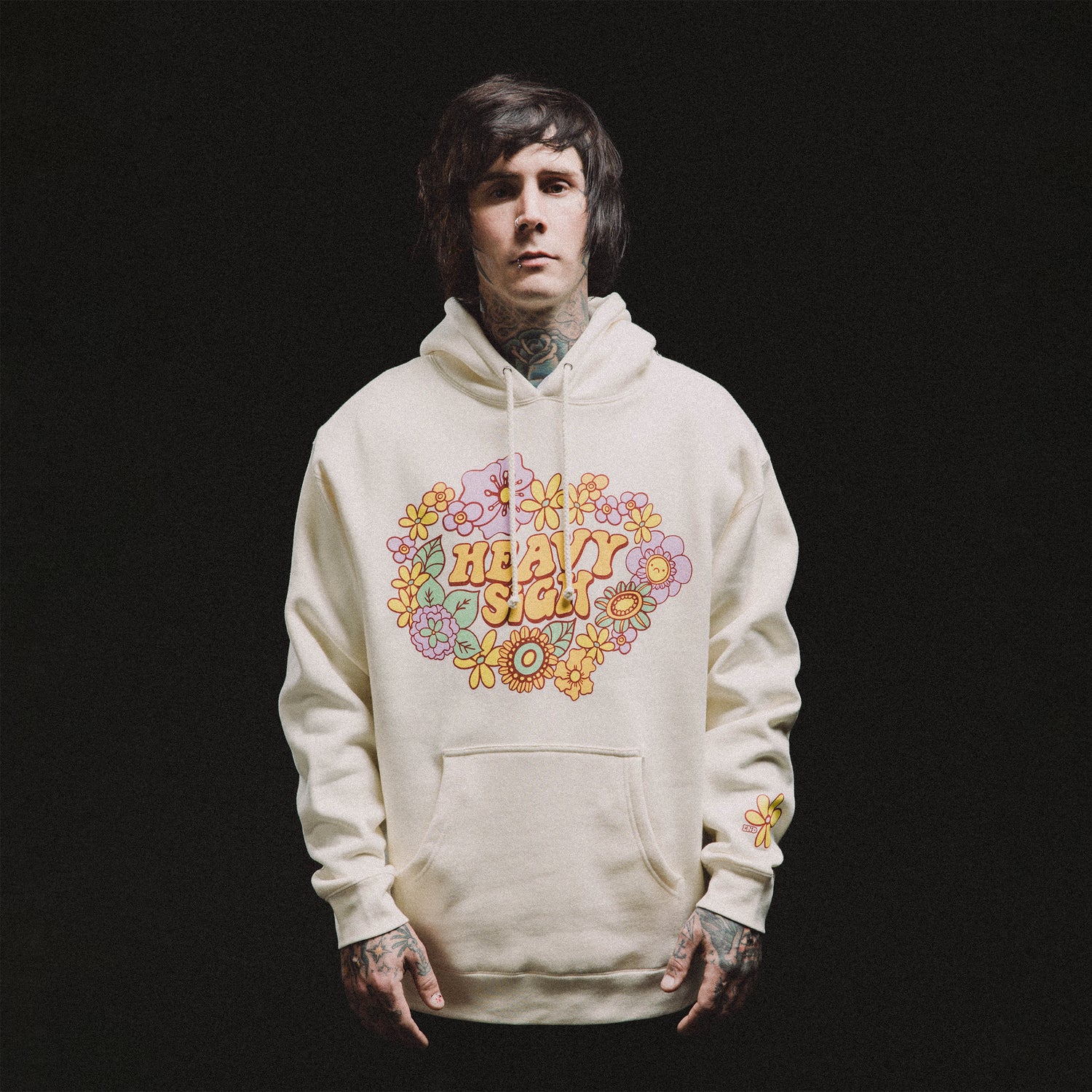 On Model Heavy Sigh Hoodie