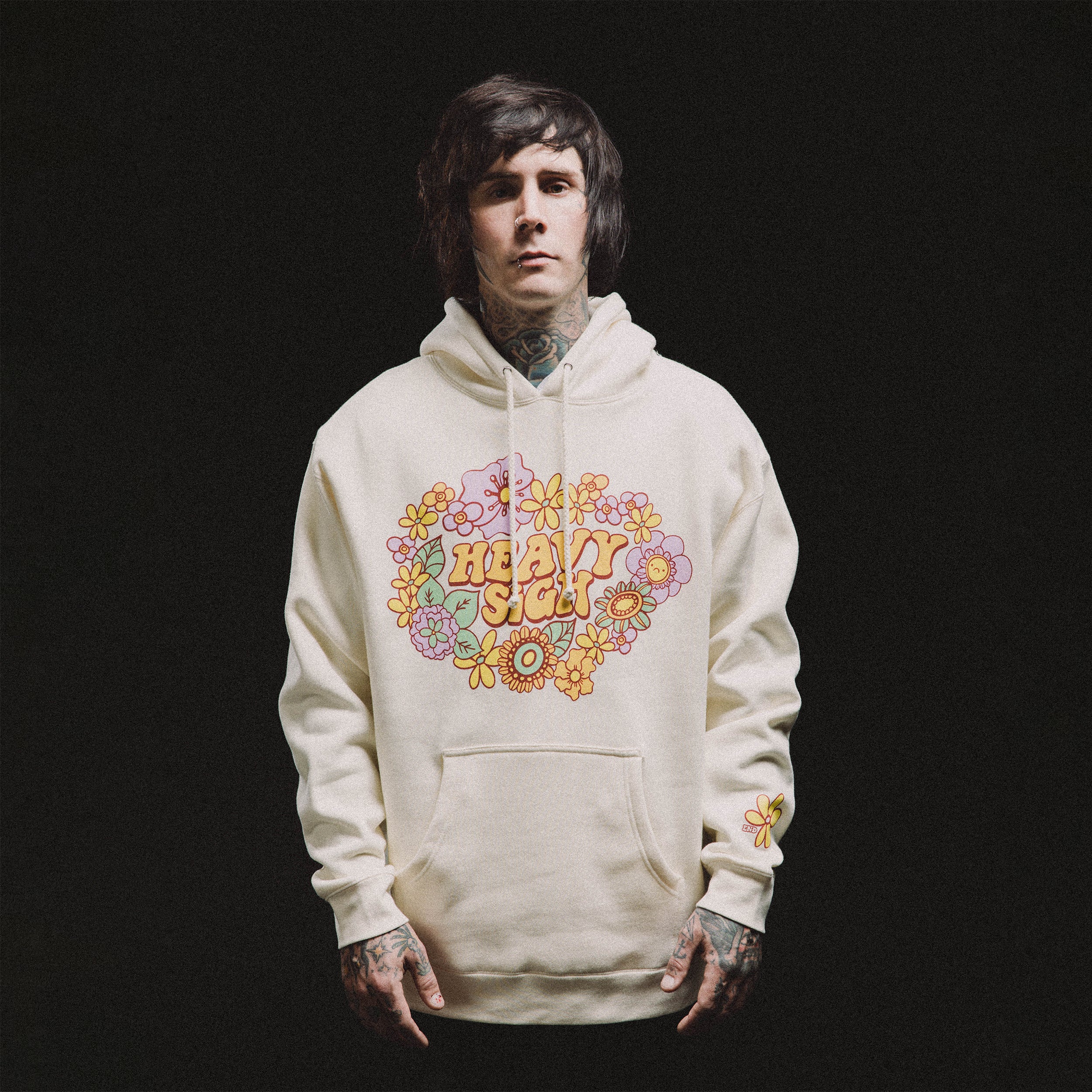 On Model Heavy Sigh Hoodie