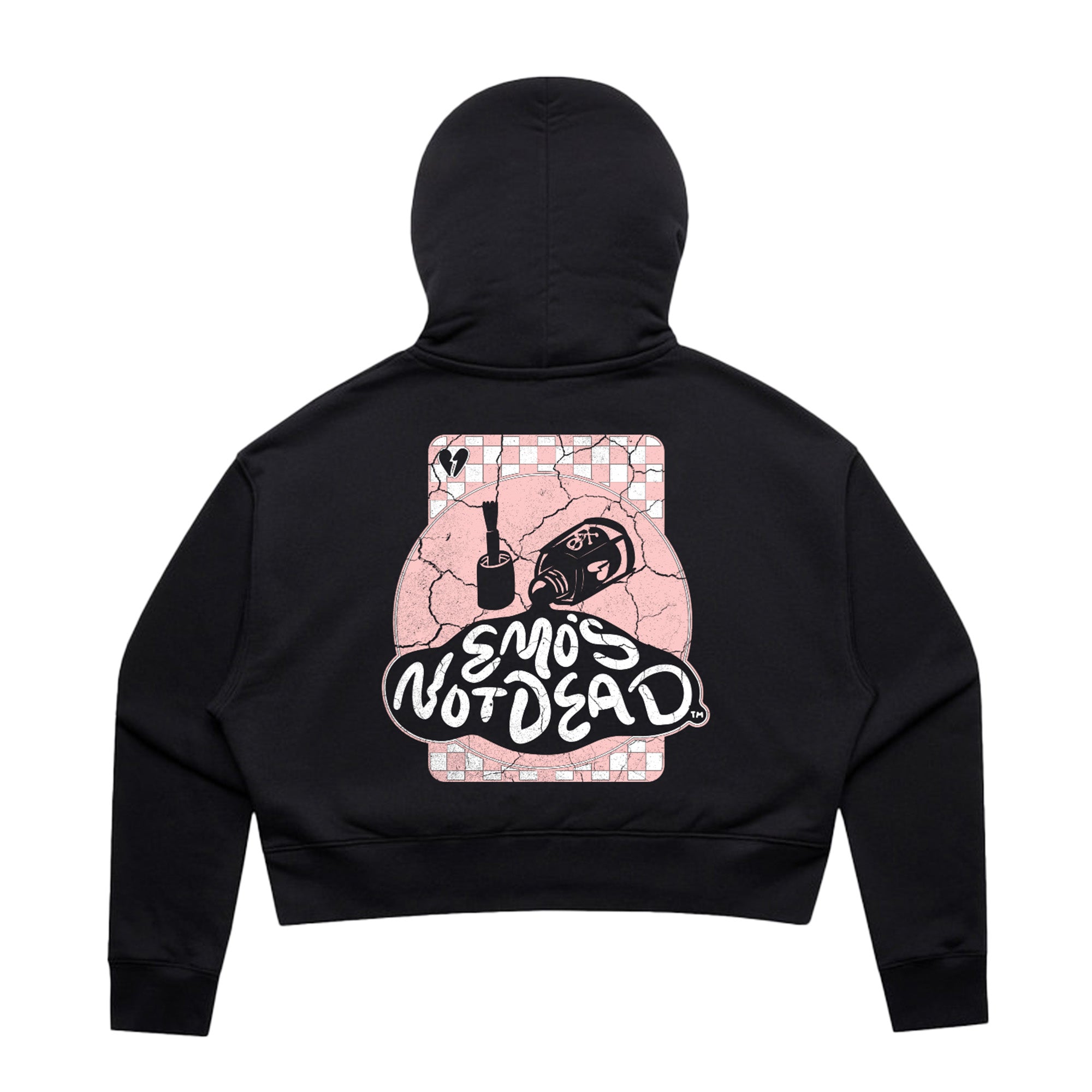 Ladies - Polish Crop Hoodie