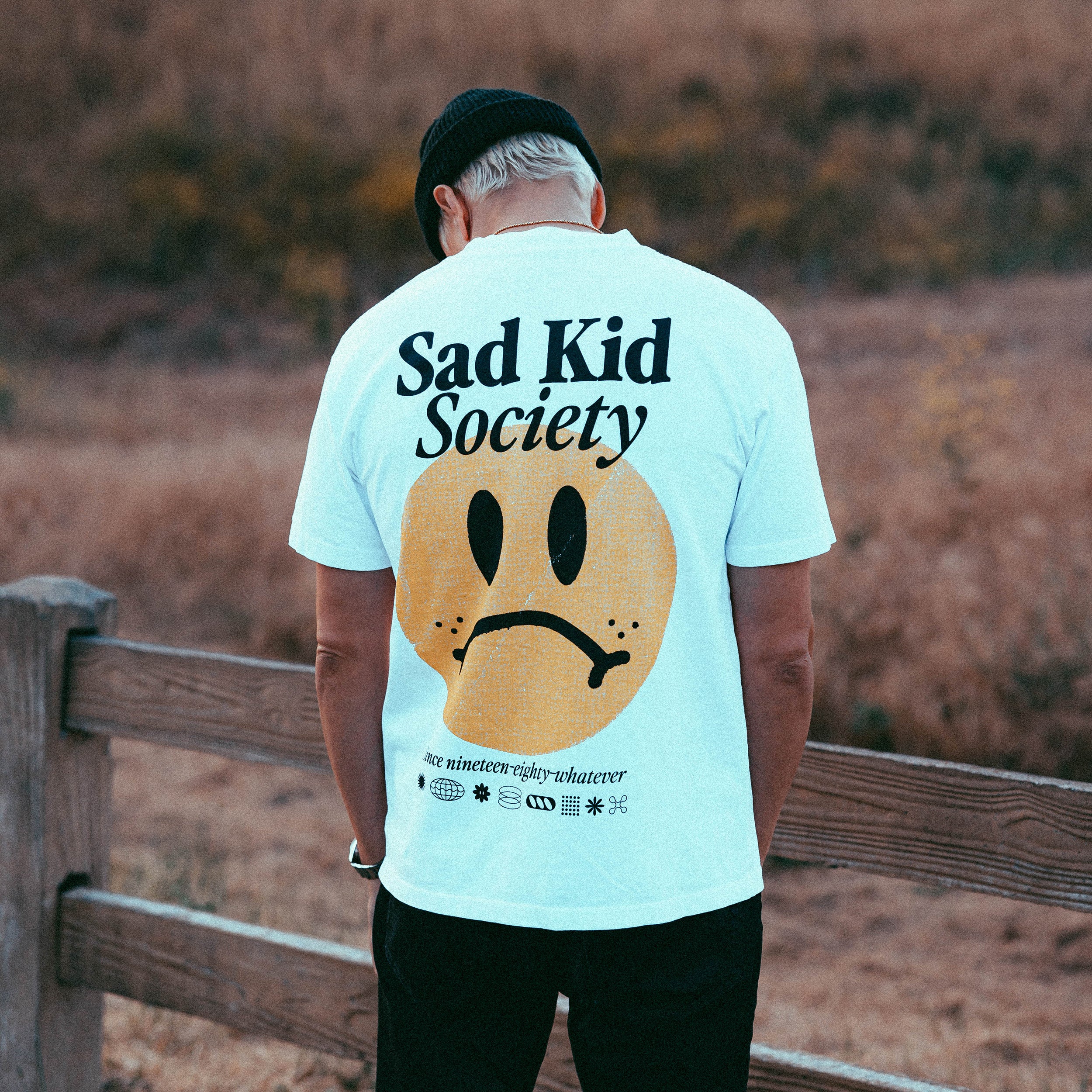 Matt Cutshall in the Sad Kid Society Tee