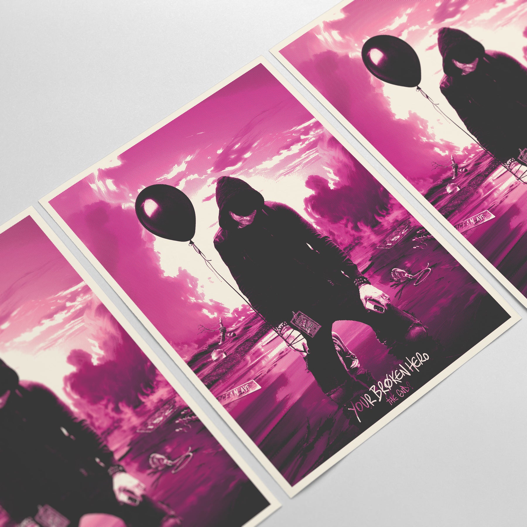 Your Broken Hero - The End? - Screen Printed Poster