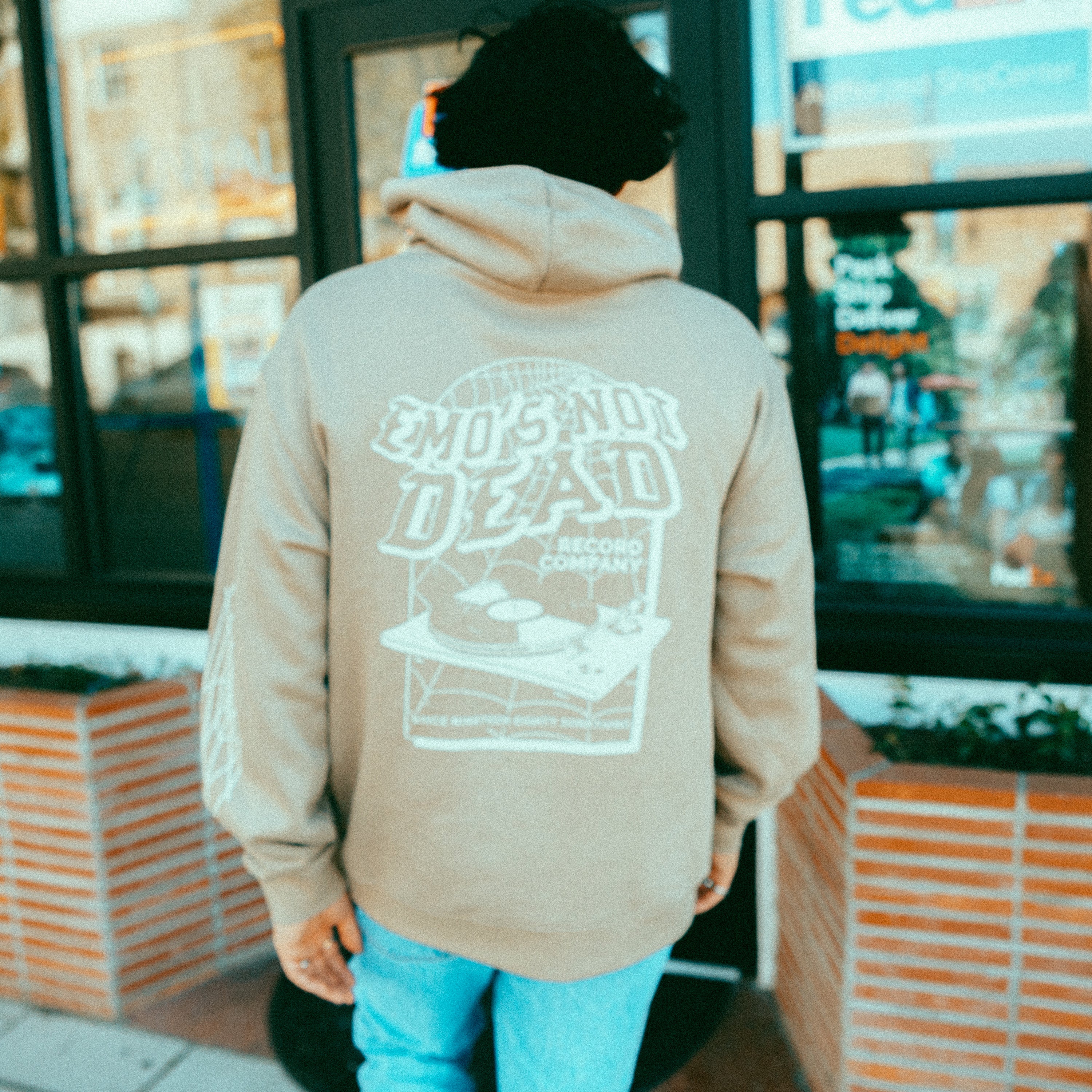 E.N.D. Records Hoodie lifestyle