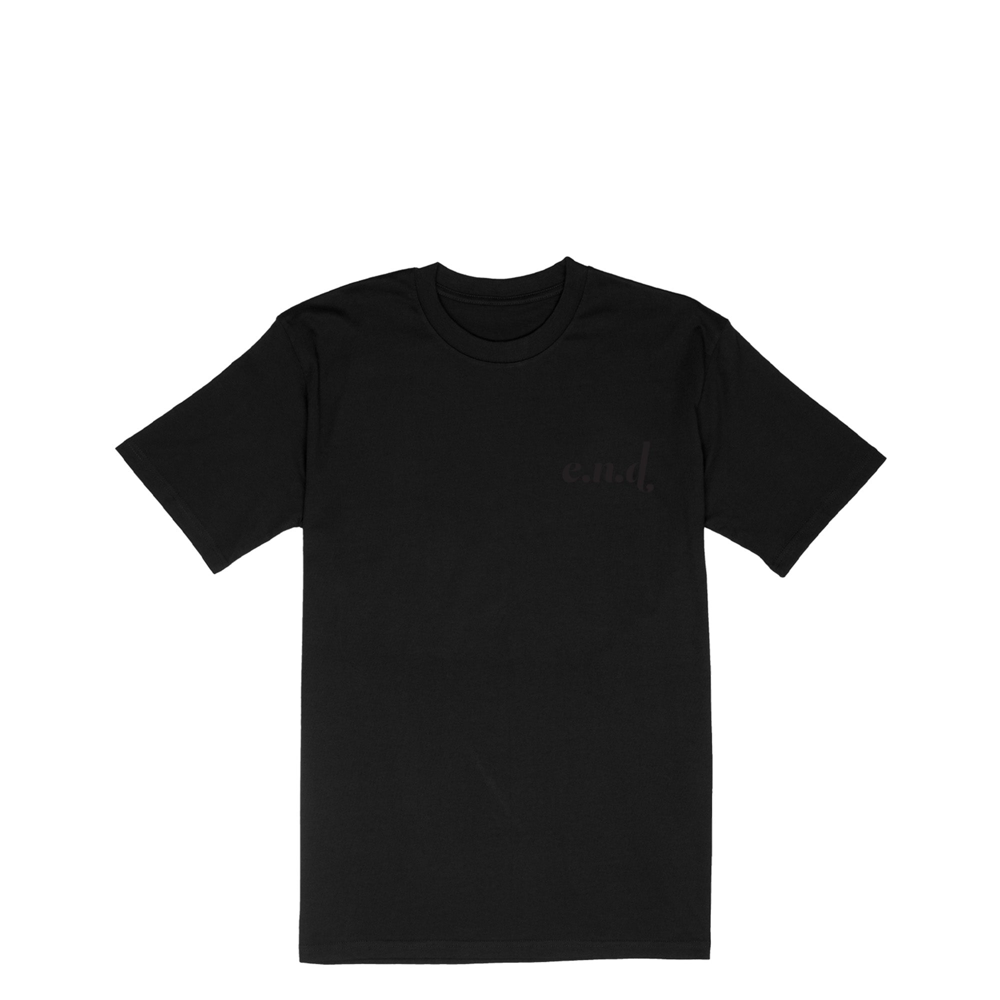 Sad until the e.n.d. tee - black