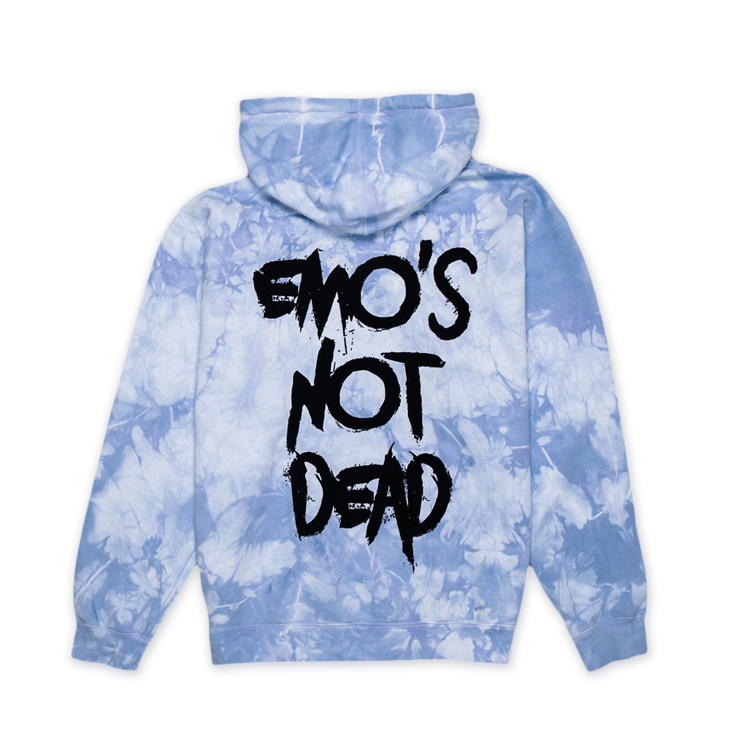 Crystal Dye Hoodie - Blue - Back 