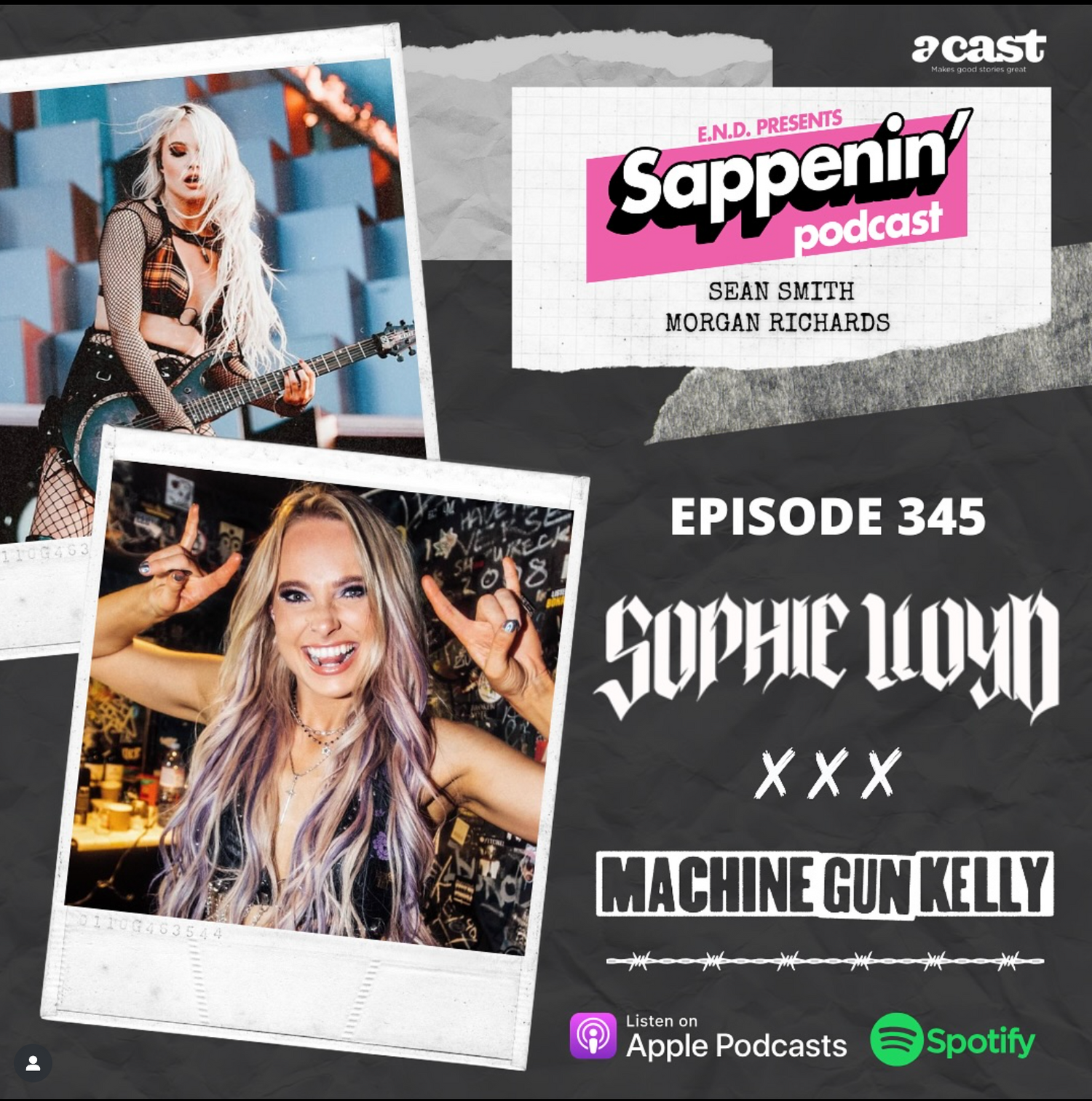 Sappenin' Podcast EP. 345- Sophie Lloyd (MGK)