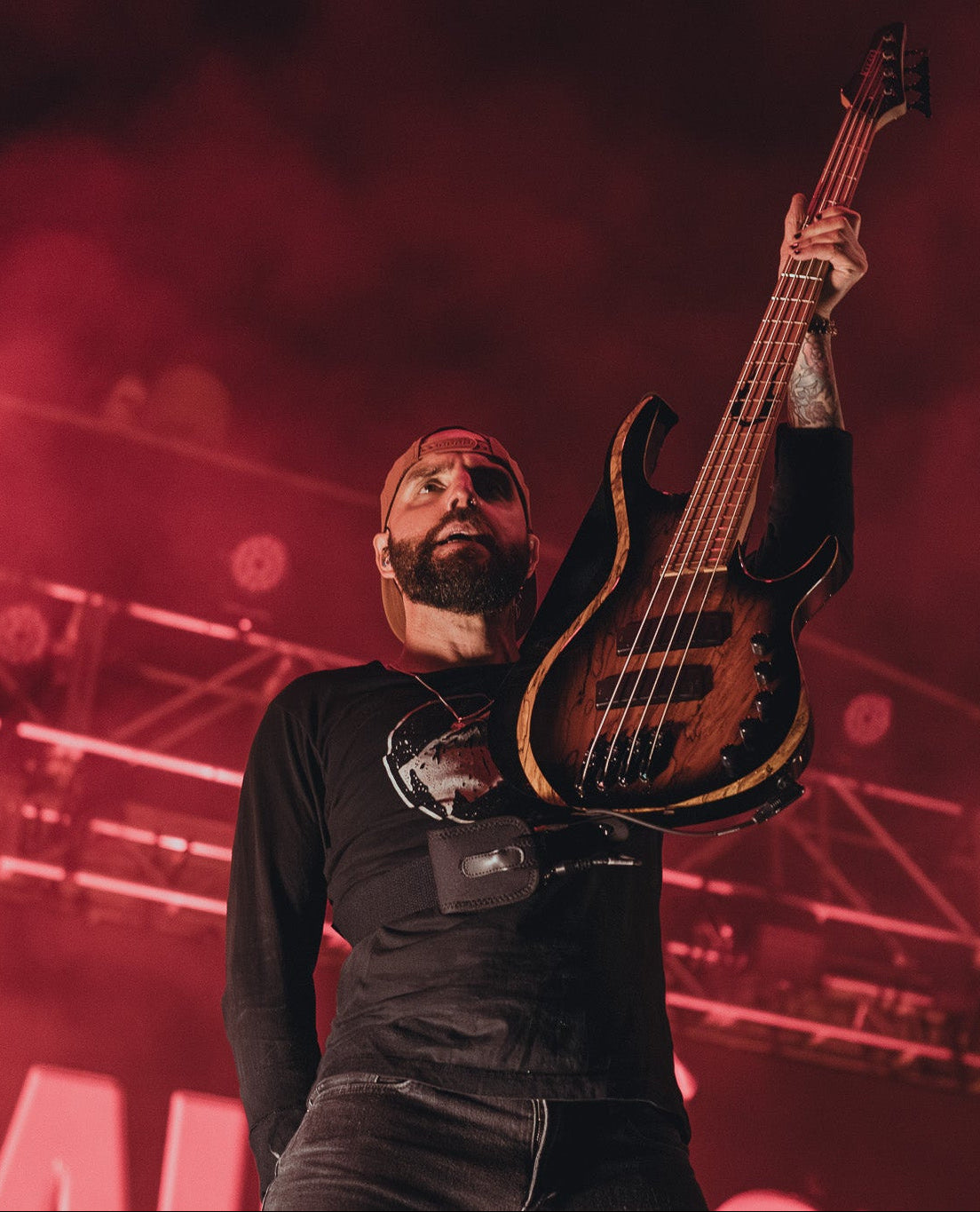 August Burns Red preforming on the Main Stage Performance on the 2024 E.N.D. Cruise 