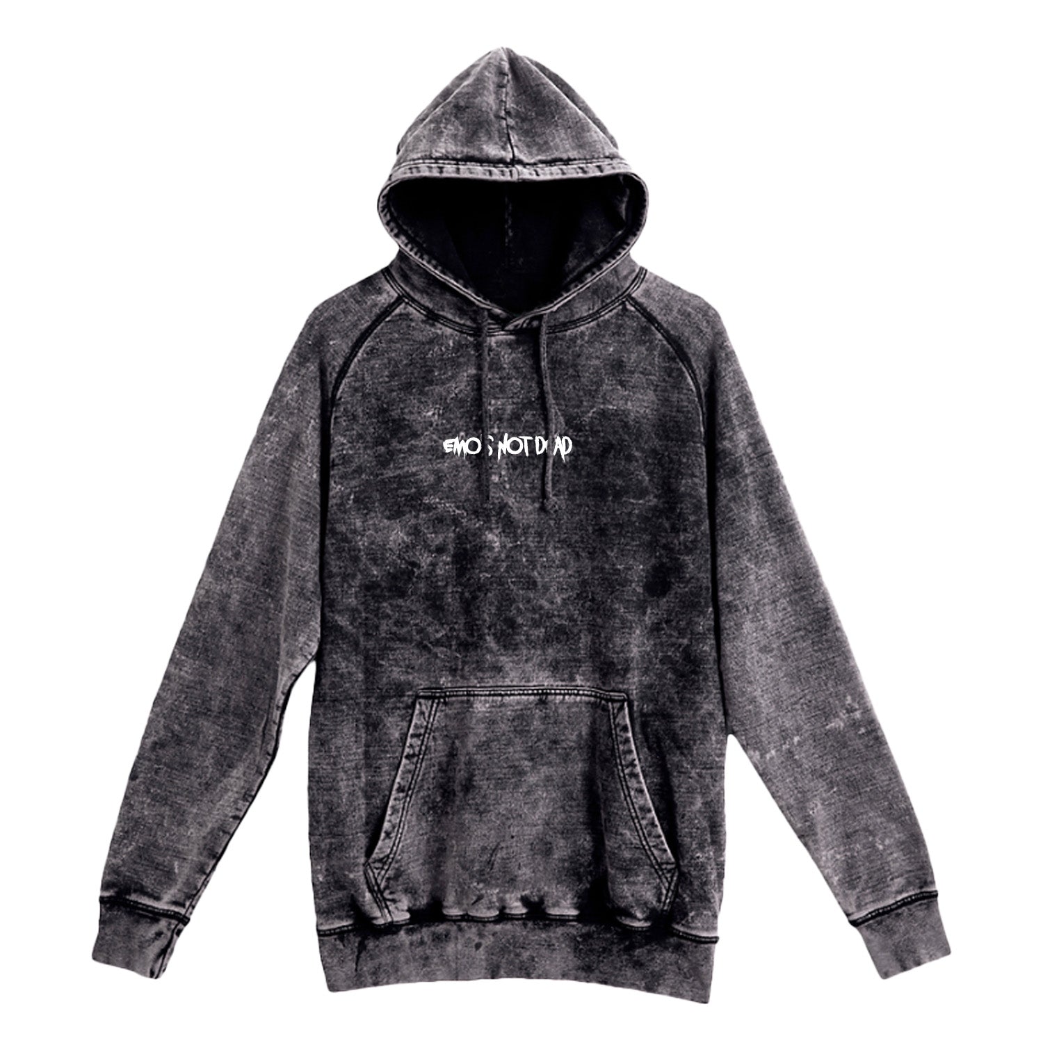 CLOUDED BLACK HOODIE