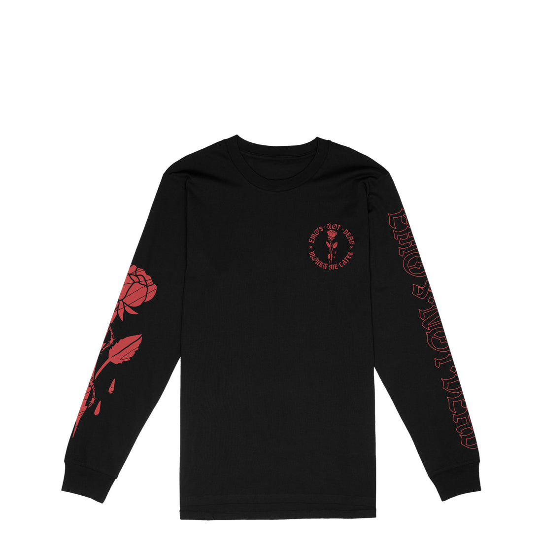 Mourn Me Later Long Sleeve - Black