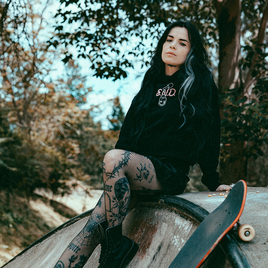 Polish Crop Hoodie