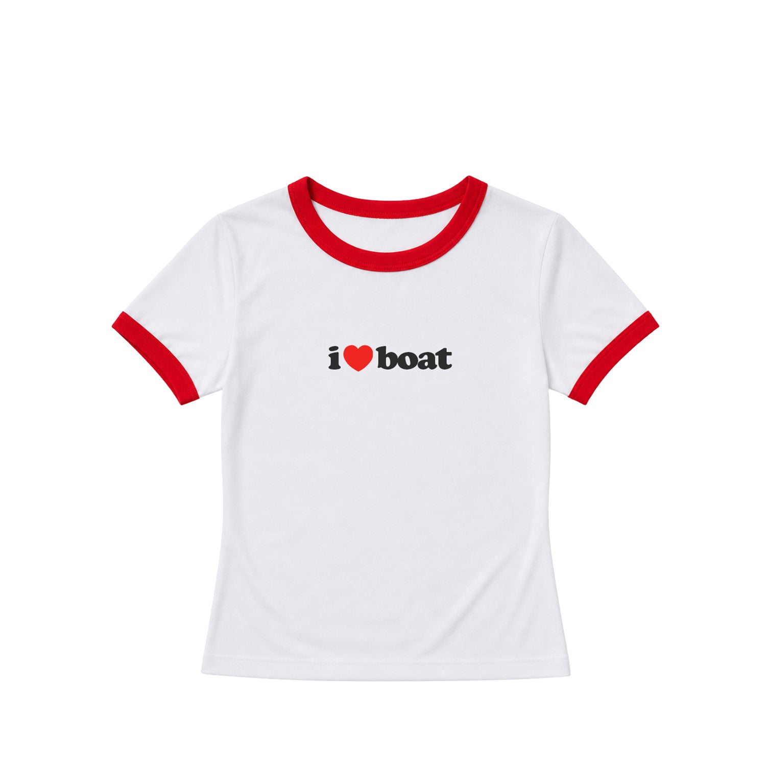 I <3 Boat Crop Tee