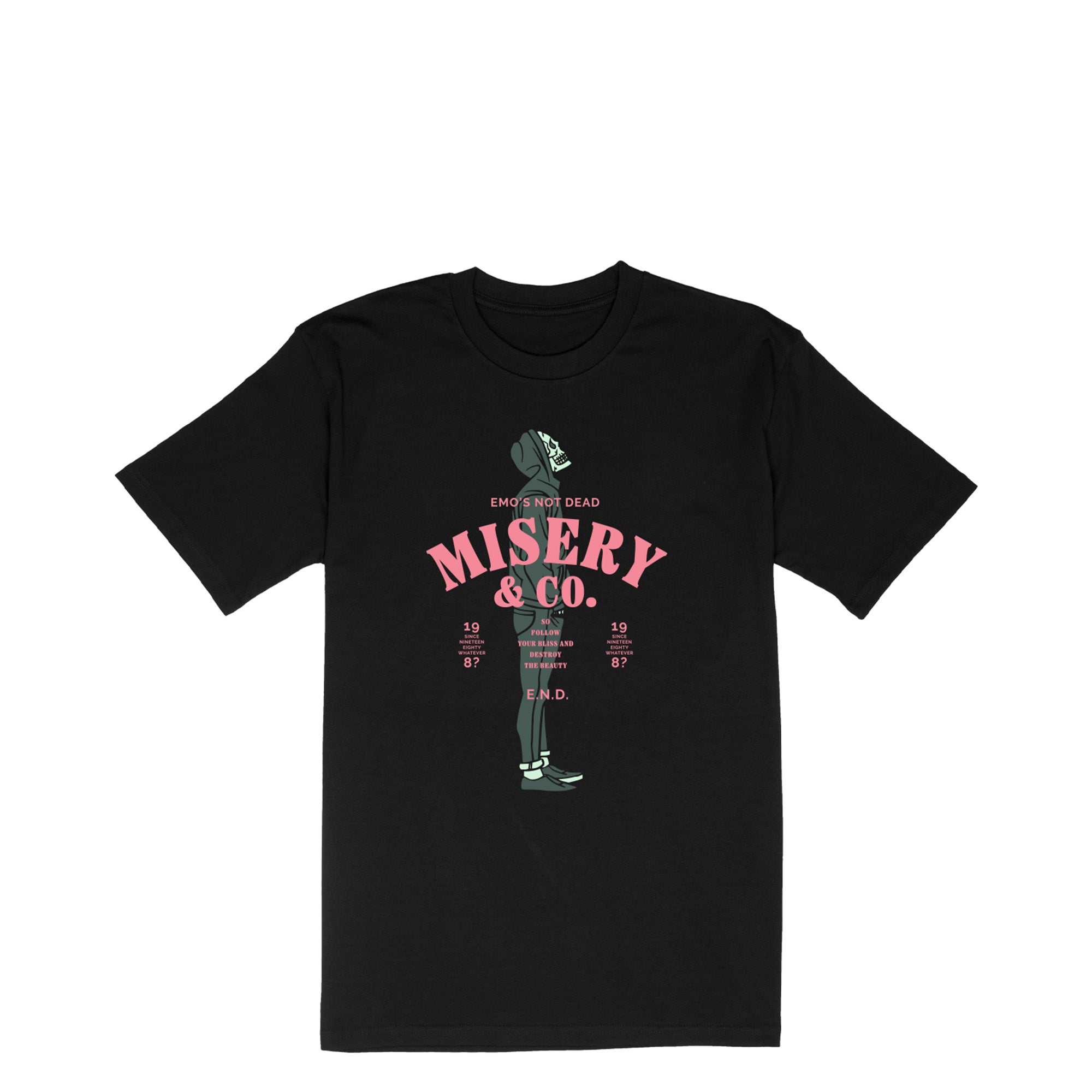 Misery &amp; Co. Tee Black