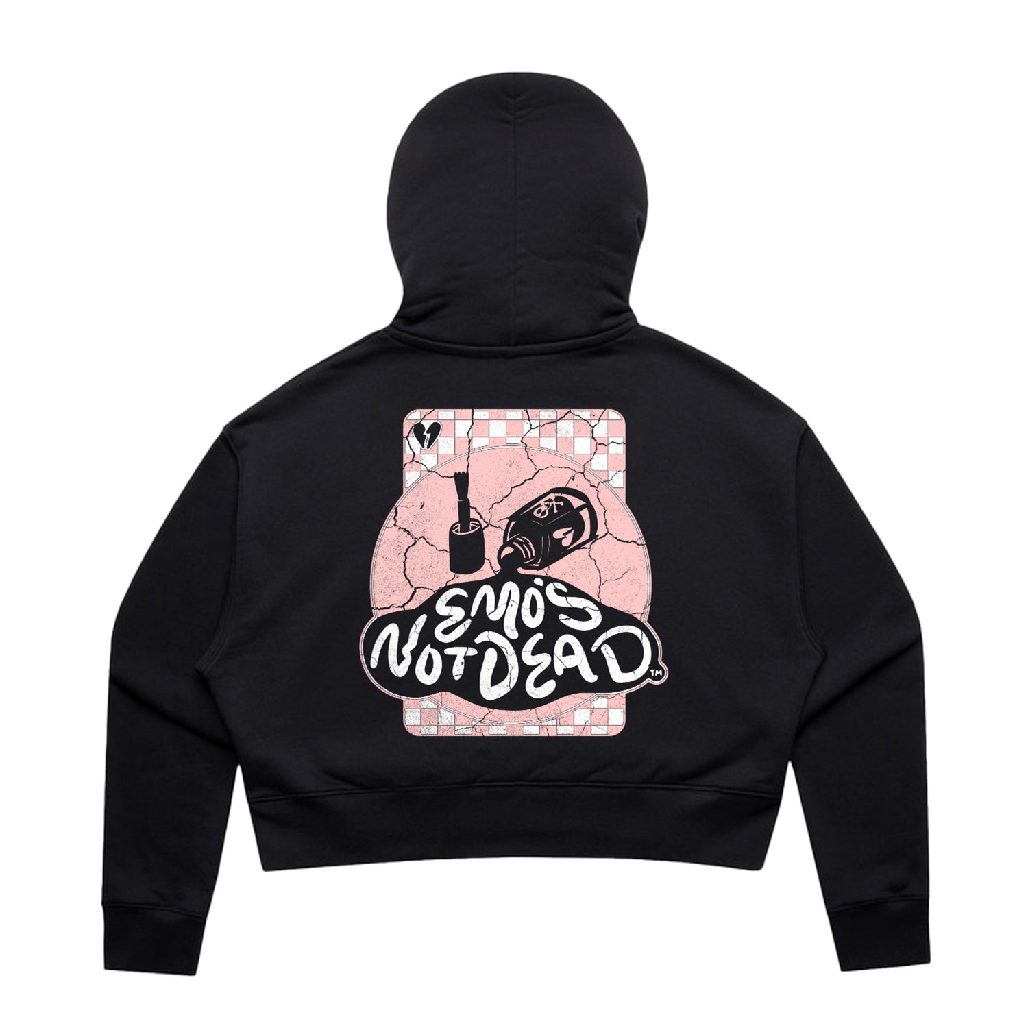 Ladies - Polish Crop Hoodie