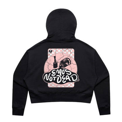 Ladies - Polish Crop Hoodie