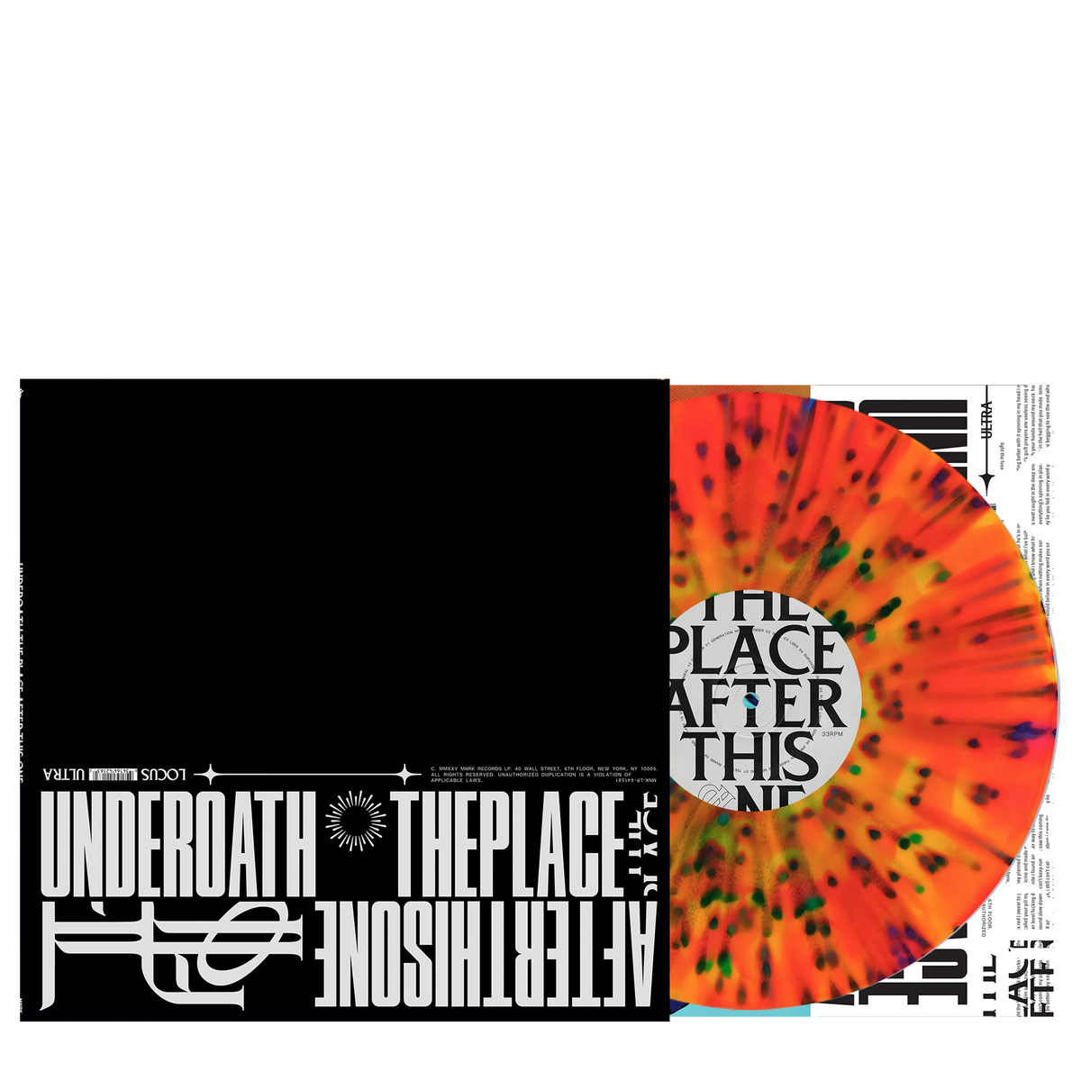 The Place After This One D2C Exclusive Neon Multi-Splatter Deluxe Vinyl