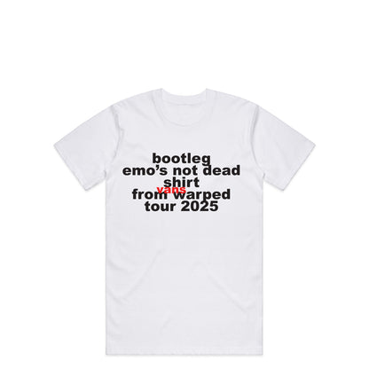E.N.D. Vans Warped Tour Bootleg Tee