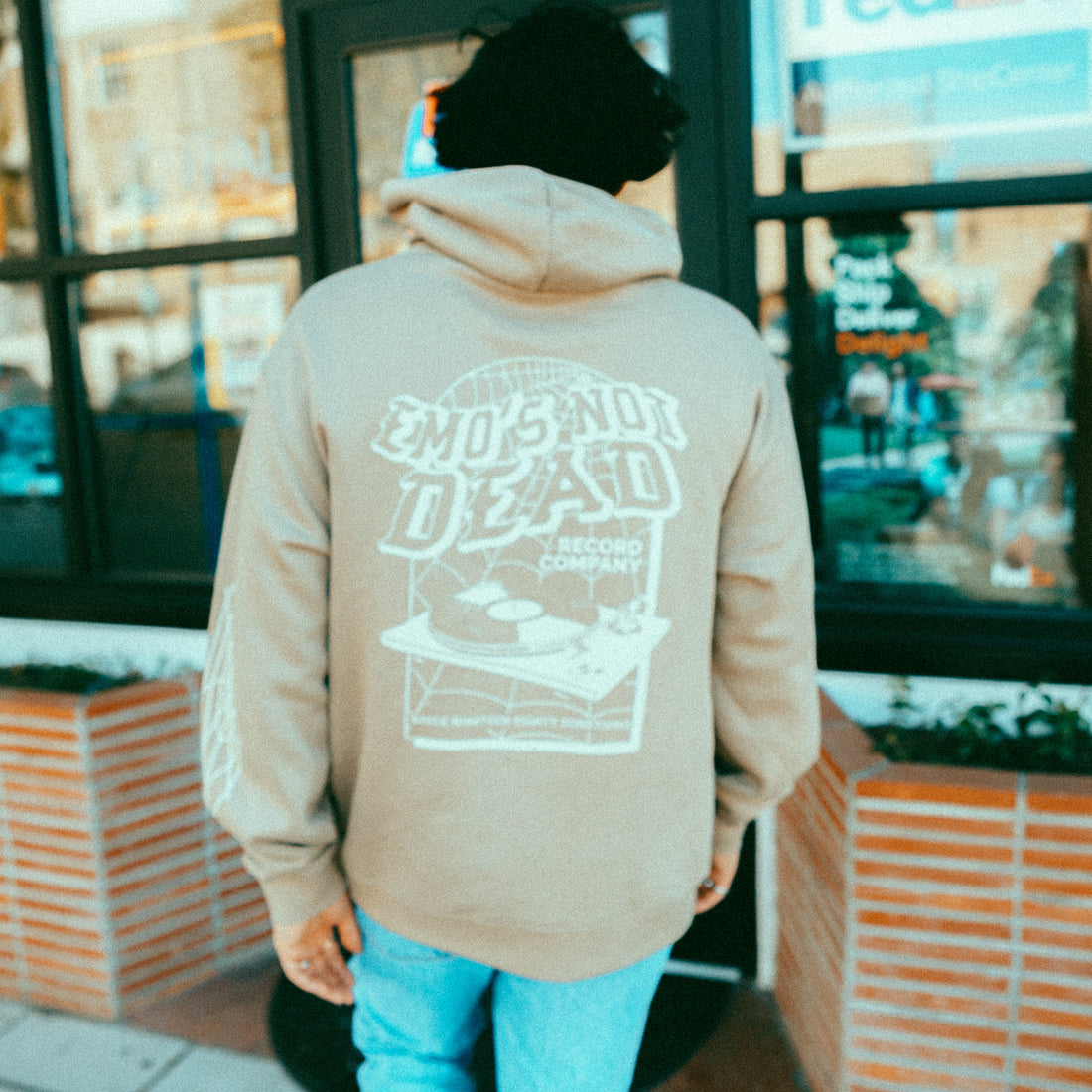 E.N.D. Records Hoodie lifestyle