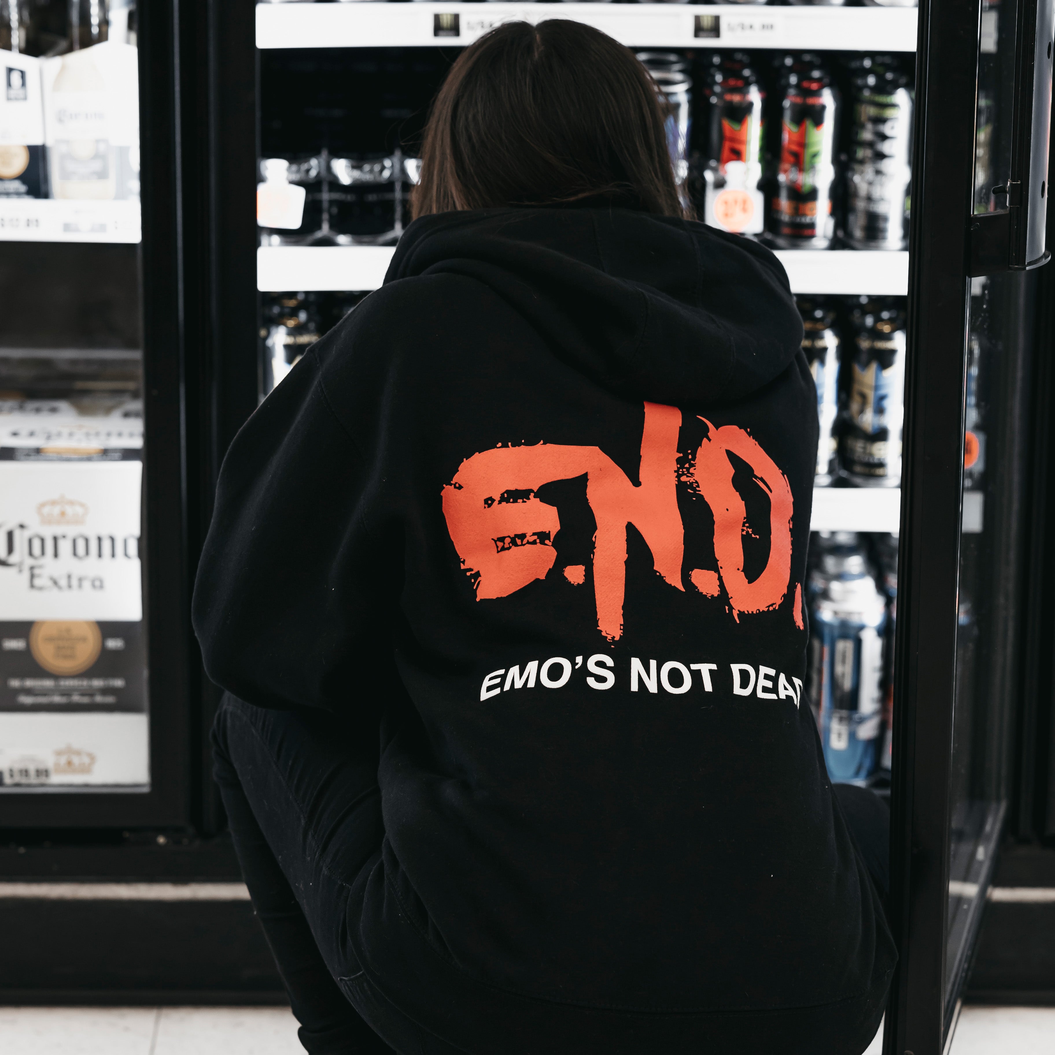 Emo's not dead ジップアップパーカー