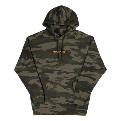 Emo’s Not Dead, Band Merch, Embroidered Hoodie - Forest Camo