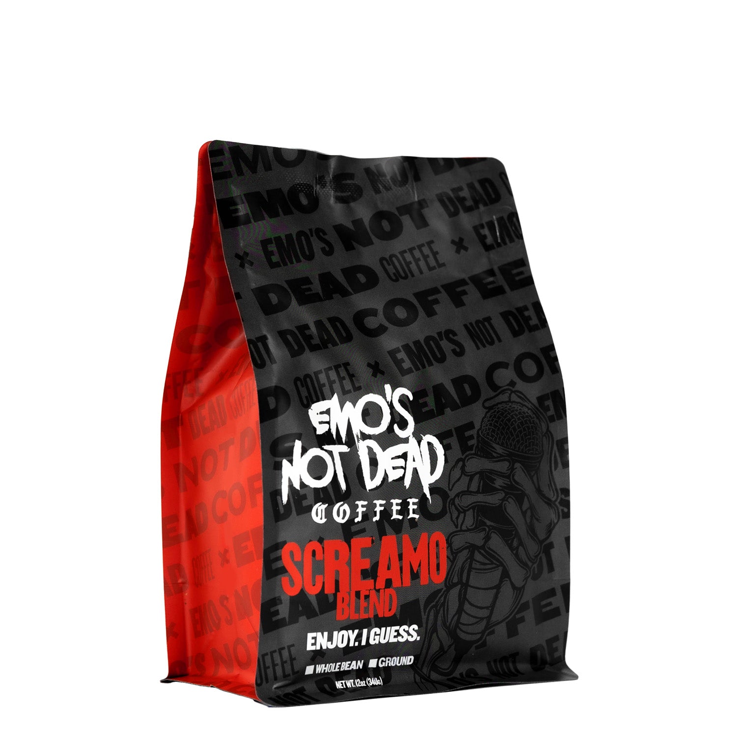 Emo’s Not Dead, Band Merch, Screamo Blend Coffee