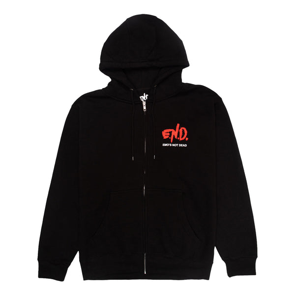 E.N.D. Zip Hoodie Emo s Not Dead