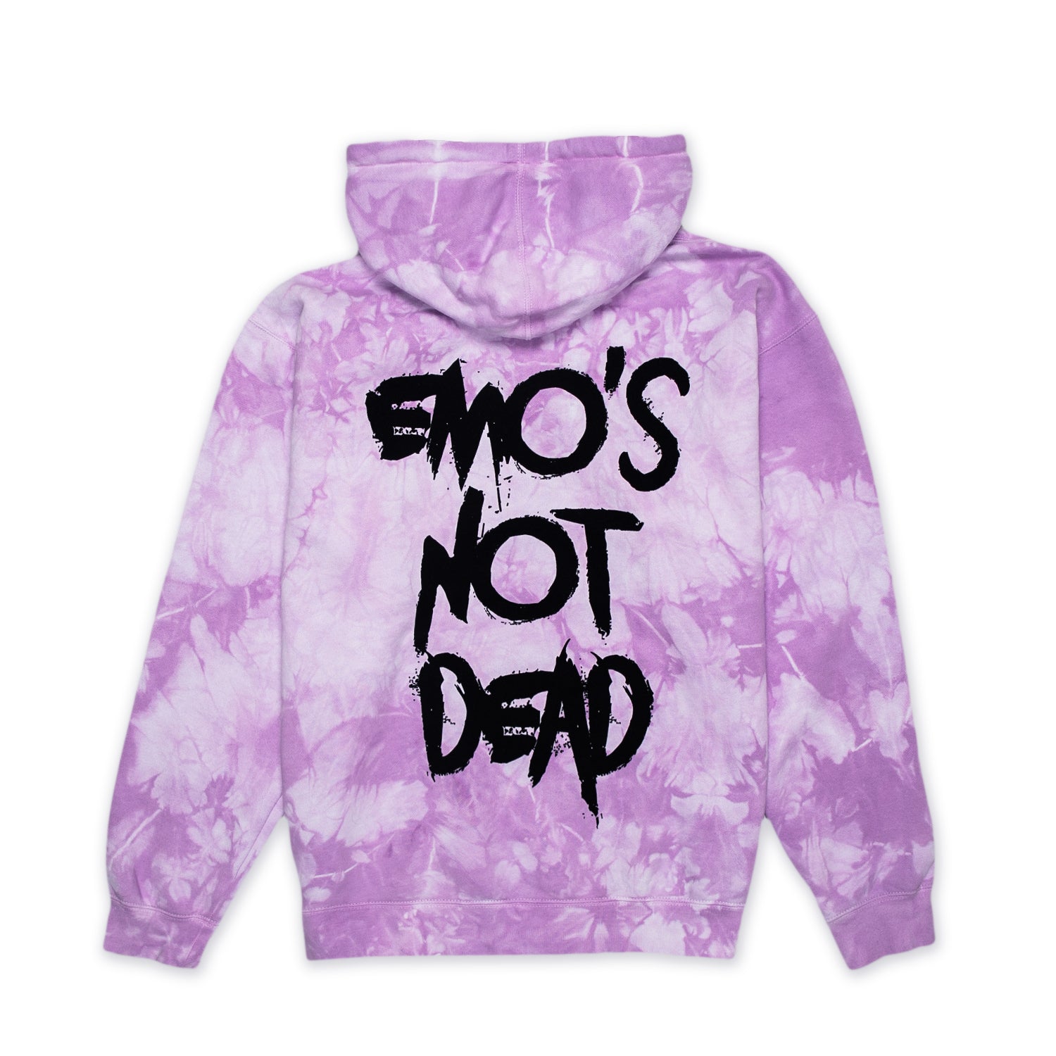 Emo's Not Dead - Crystal Dye Hoodie Lavender / S