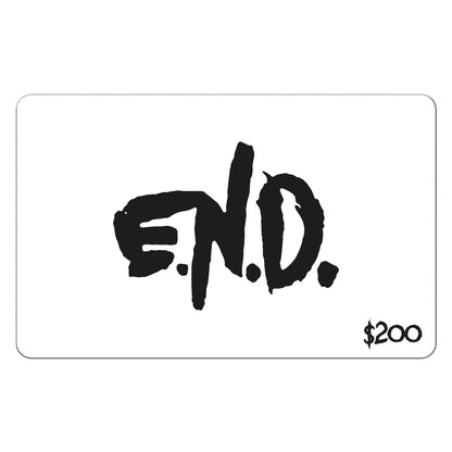E.N.D Logo gift card - $200