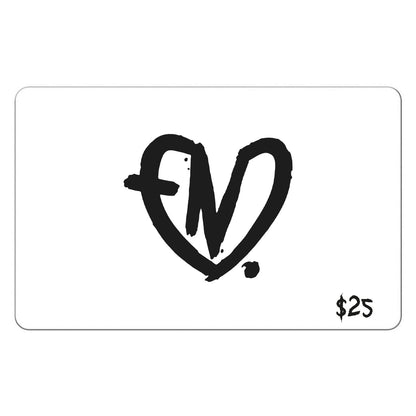 END Heart logo gift card - $25