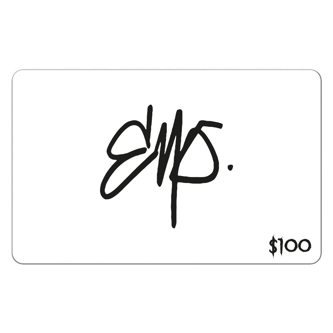END signature logo gift card - $100