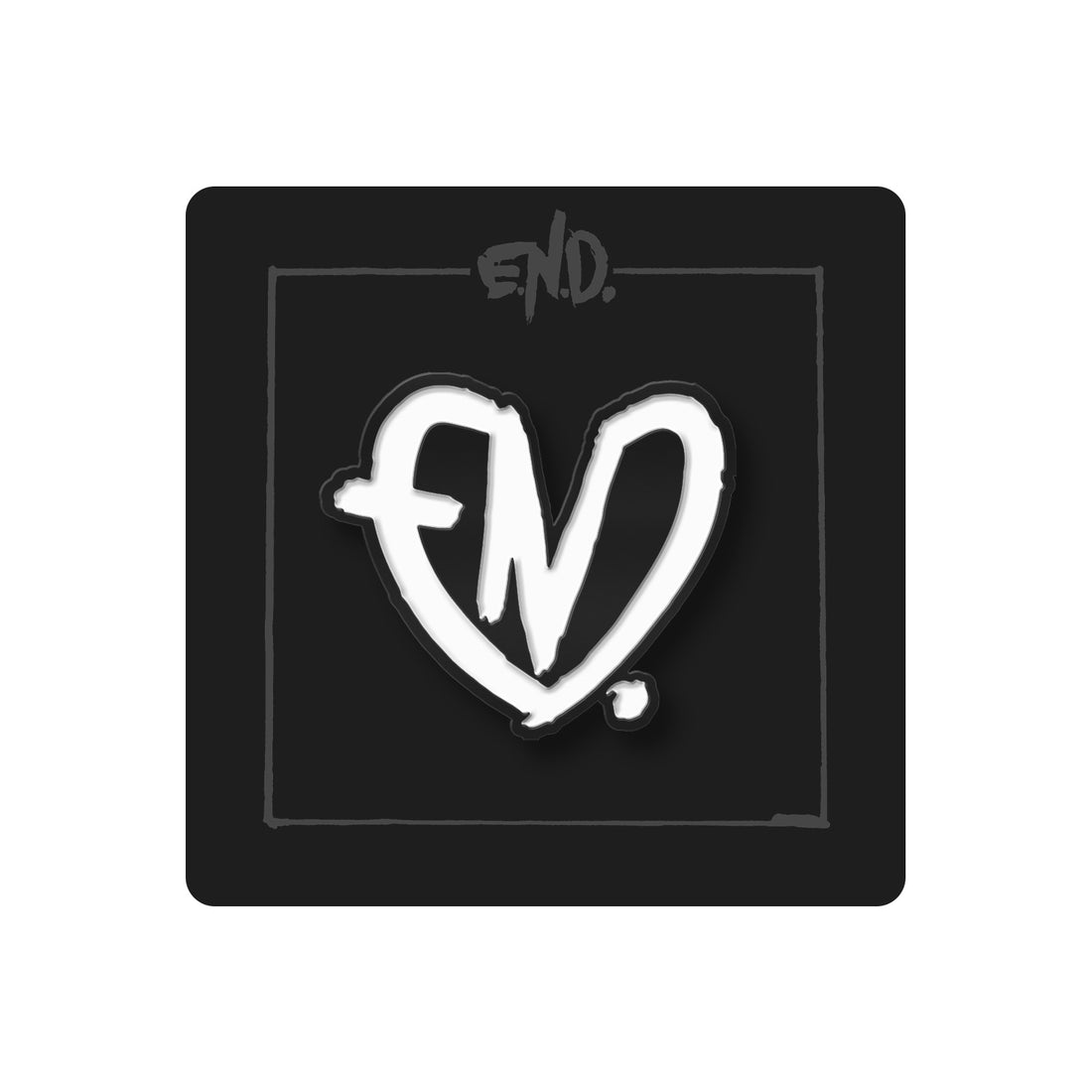 Emo’s Not Dead, Band Merch, END Heart Enamel Pin