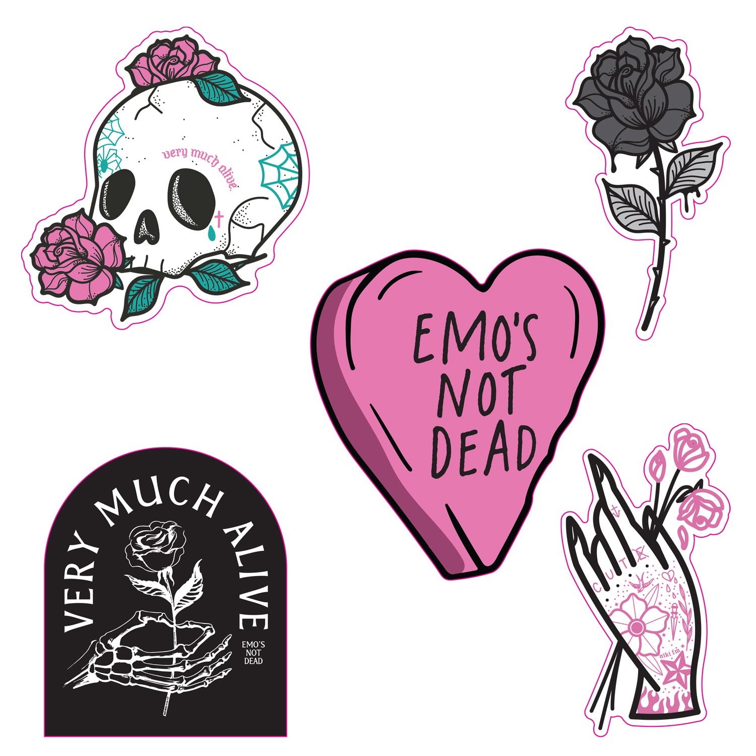 Decal Sticker Pack #2 – Emo's Not Dead